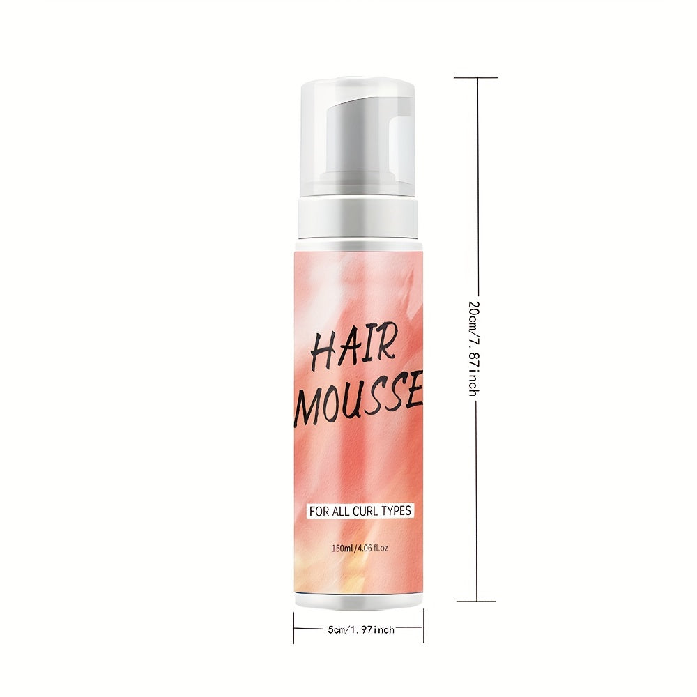 150ml Strong Hold Hair Mousse for All Curl Types