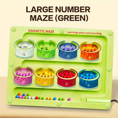Magnetic Bead Board Maze Learning Toy for Toddlers Ages 3