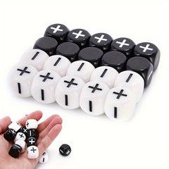 2pcs Addition & Subtraction Symbol Dice Math Learning Props