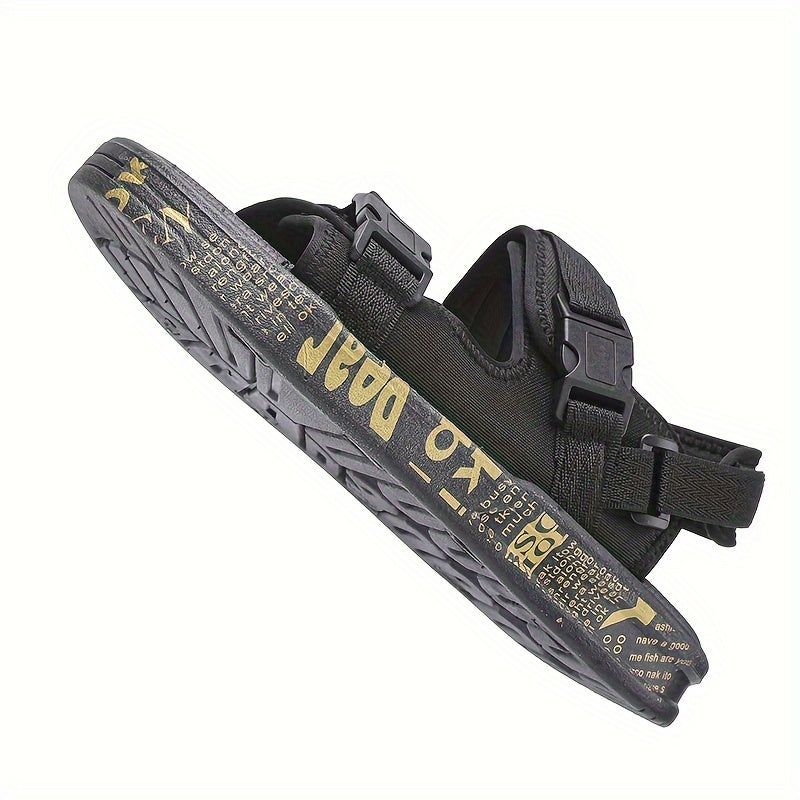 Men's Adjustable Buckle Sandals Non Slip Comfy Open Toe Shoes