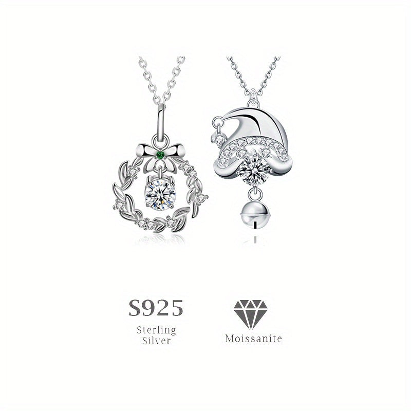 Christmas Gift Tree Pendant Necklace 925 Sterling Silver