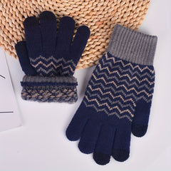 TEWTAG Knitted Gloves Winter Warm Touch Screen Non slip Coldproof Gloves