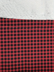 Women's Plus Plaid Print High Rise Bodycon Midi Skirt
