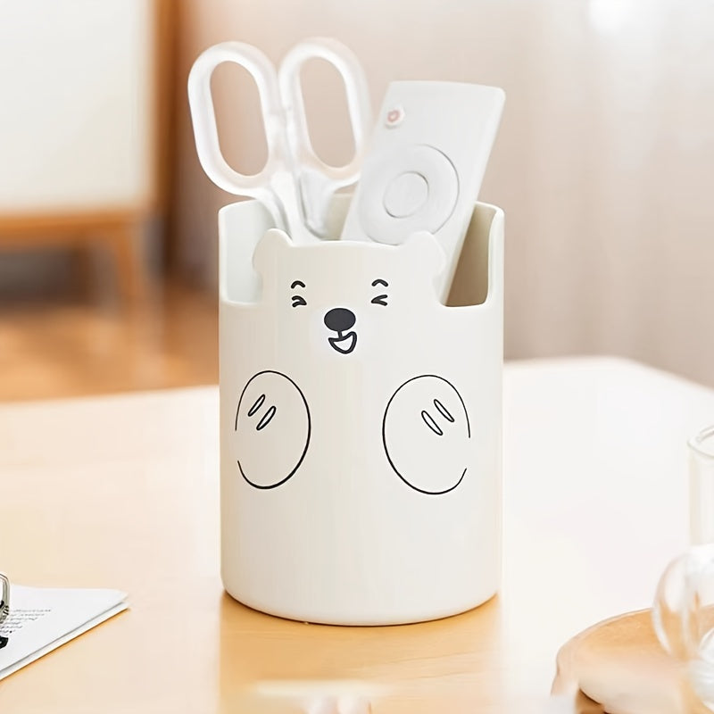 Bear Pen Holder Desktop Storage Organizer Cell Phone Holder