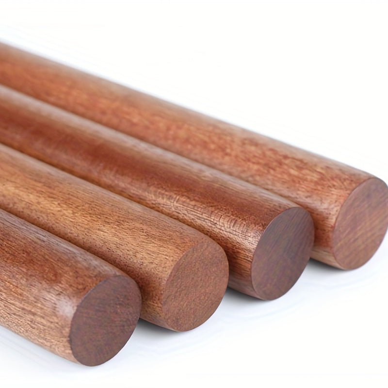 28.96cmx4 Ebony Wood Rolling Pin for Baking