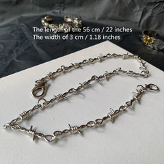 Men's Punk Pants Chain