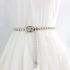 Women's Waist Chain Decorative Dress Belt Metal Chain Accessories
