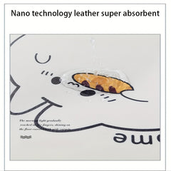 Silicone Dish Drying Pad Kitchen Countertop Absorbent Mat Soft Diatom Mud