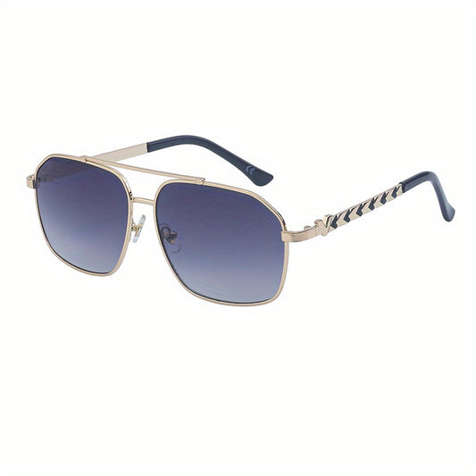 Retro Square Frame Sunscreen Sunglasses For Men and Women