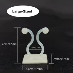 100pcs Plant Climbing Wall Clip Self-Adhesive Hooks