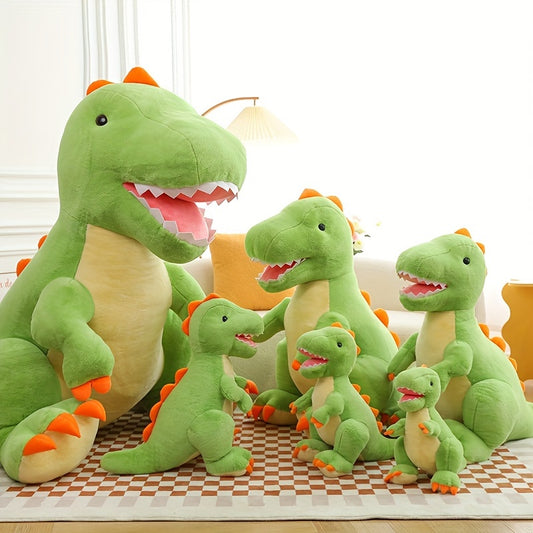 T-Rex Plush Toy Dinosaur Pillow Green Birthday Christmas Gift
