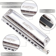 Chromatic Harmonica Key Of C 10 Holes 40 Tones Mouth Organ