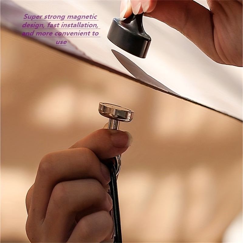 4pc Magnetic Hooks for Camping and Canopy Tent - Outdoor Magnetic Suction Clips