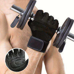 Unisex Fitness Gloves Non Slip Wrist Guards for Training