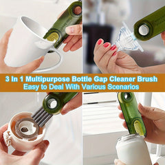 U-shaped Cup Cleaning Brush Rotates to Clean, Groove Cleaning Brush