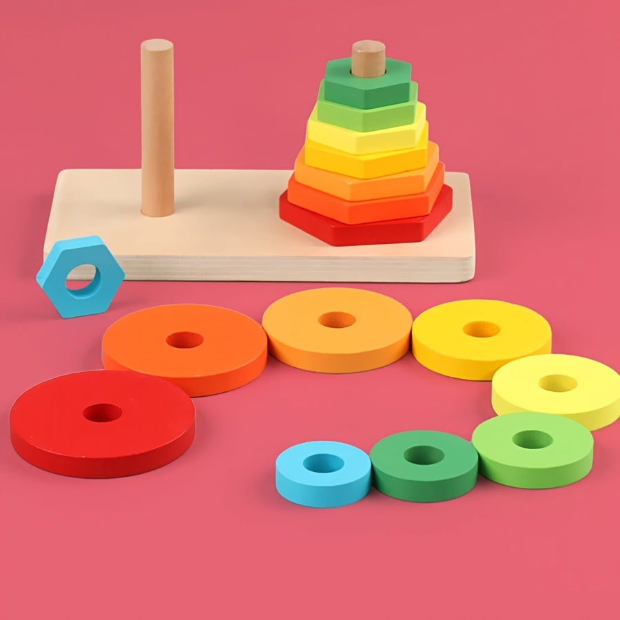Geometric Shape Set Building Blocks for Children's Early Education