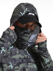 Men's UPF 50 Sun Protection Hooded Jacket Quick Dry Long Sleeve