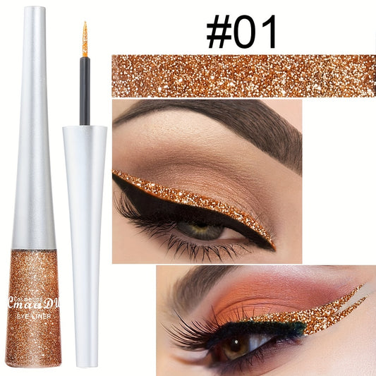 Glitter Liquid Eyeliner Stick Fine Tip Easy Apply Waterproof Eye Makeup Tool