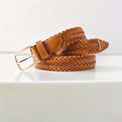 Men's Braided Belt for Pants Jeans