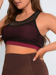  Colorblock High Stretch Yoga Bra