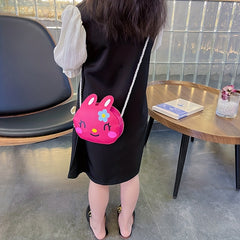 Kids Cartoon Rabbit Crossbody Bag Coin Purse for Girls