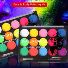 Fluorescent Eyeshadow Palette Face And Body Painting Kit