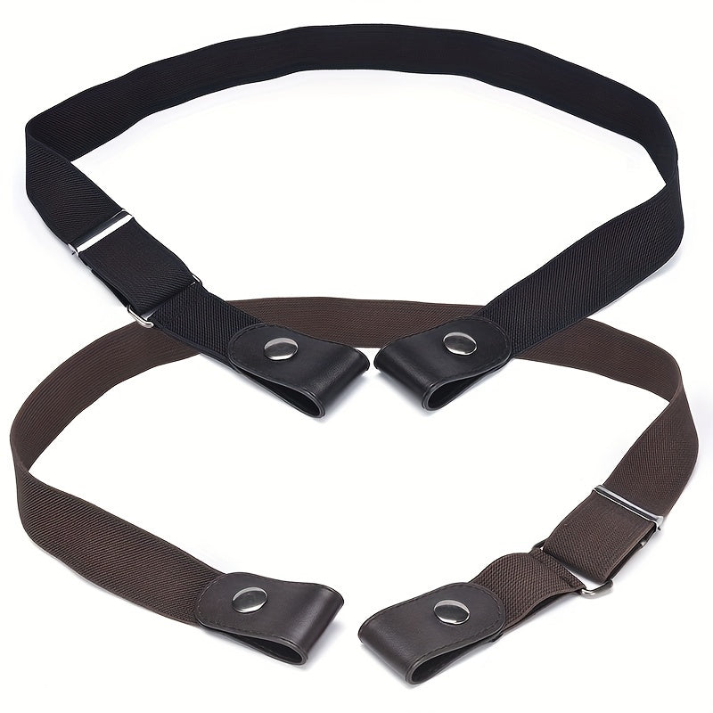 Unisex Elastic Belt for Men Women No Bulge No Hassle