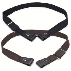 Unisex Elastic Belt for Men Women No Bulge No Hassle