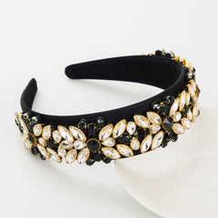 Sparkly Rhinestone Knotted Headband for Women