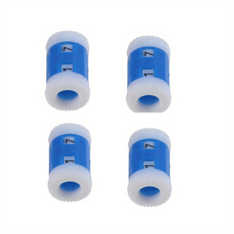 4pcs Plastic Sweater Needles Counter Reusable Knitting Tool