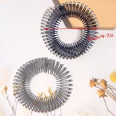 2pcs Spring Comb Hair Clips for Women Girls Hair Accessory