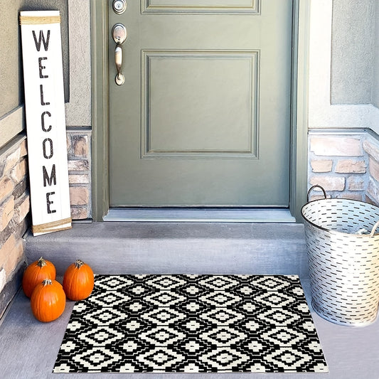 Indoor Outdoor Striped Rug 59x89 Inches