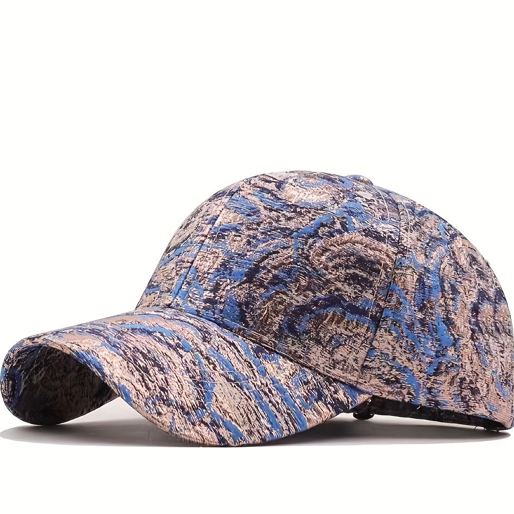 Rose Jacquard Baseball Cap Lightweight Dad Hat Sun Hats