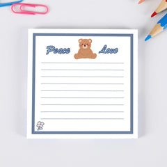 Cartoon Bear Sticky Notes 50sheets 3.15x3.15in