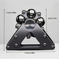 Stainless Steel Finger Spinner with Base Stand