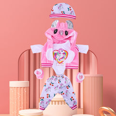 Unicorn Doll Clothes Set for 17-18 Inch Girl Dolls - 5pcs