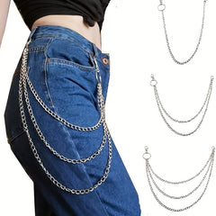Waist Chain Key Chain Harajuku Goth Punk Rock Metal Pants