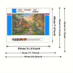 Scenic Diamond Painting Kit for Adults - Relaxing Arts & Crafts Hobby