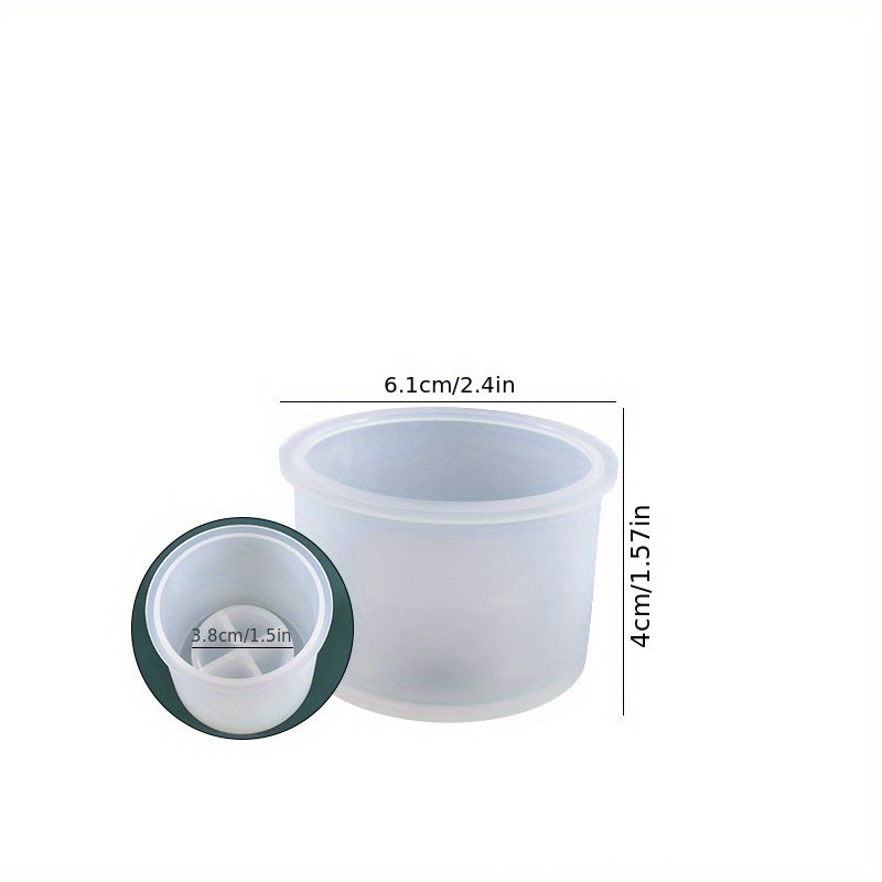 Resin Candle Holder Molds Set for Home Decor & Wedding, 3 Sizes