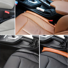 1pc Car Seat Gap Filler Soft Leather Leak Pads Car Accessories