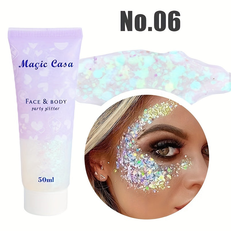 DIY Party Bright Flash Glitters For Body Eyes Hair Nails