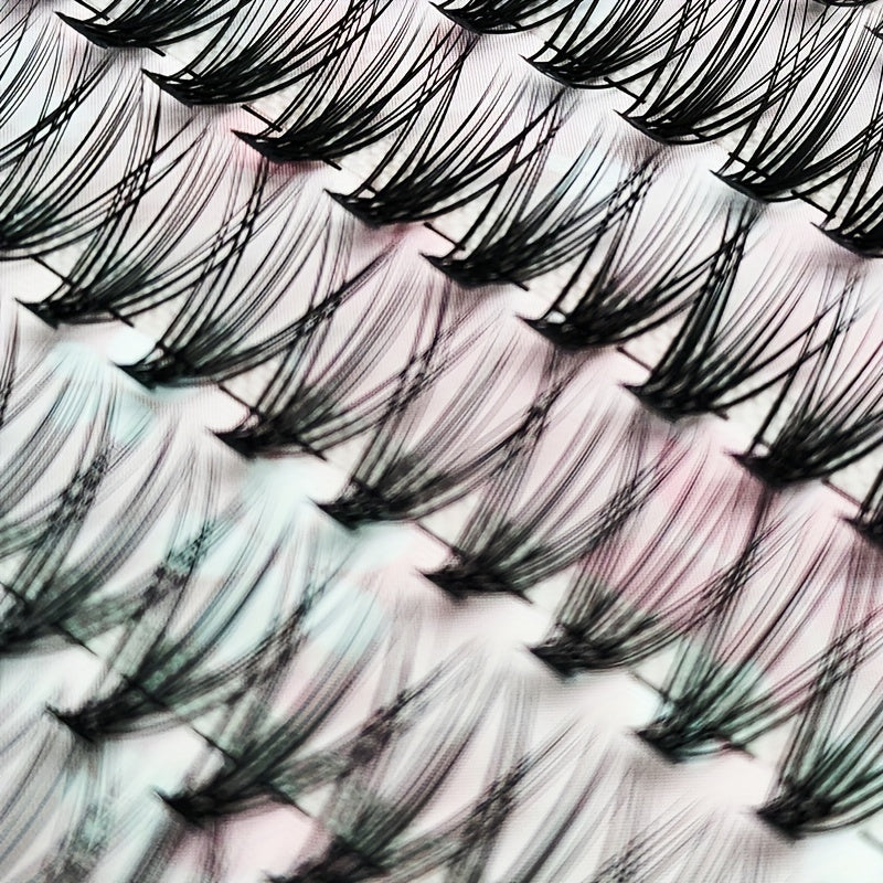 Cluster Eyelashes Natural Soft False Eyelashes Premade Spiky Curling Lashes