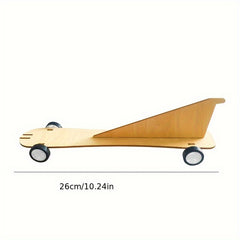 Wooden DIY Wind Mini Car Kit Educational Science Project Construction Set
