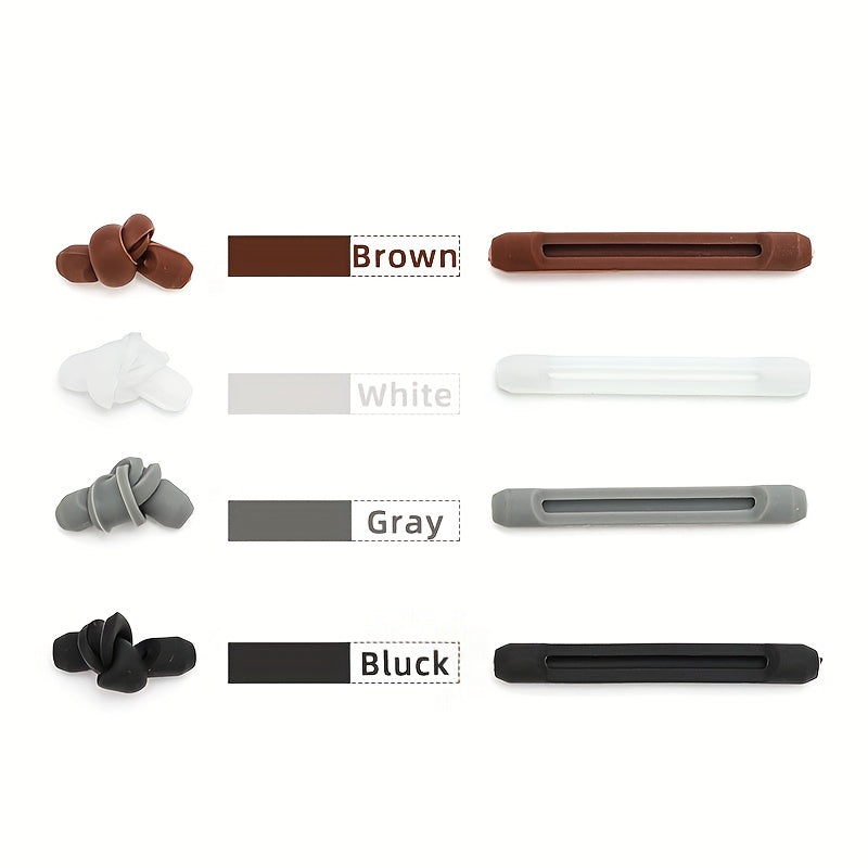 5 Pairs Soft Silicone Eyeglass Leg Tip Sleeve Fixator Anti Slip Elastic