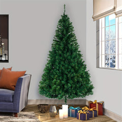 6ft Artificial Christmas Tree w/ Metal Hinge & Folding Base - Easy Assembly
