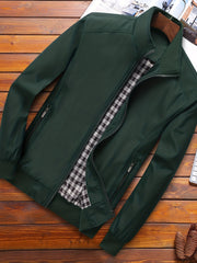 Men's Soft Shell Lapel Jacket Windproof & Waterproof