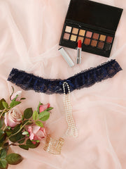  Sheer Novelty Lingerie Panties Teddy Faux Pearls Sexy