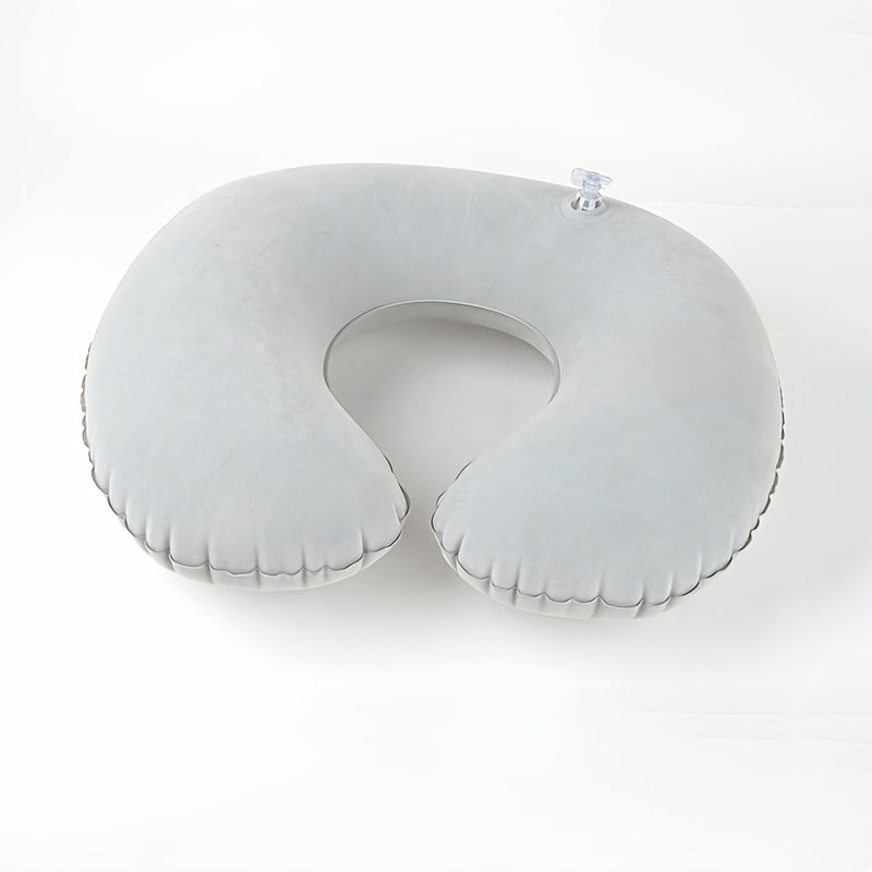 1pc Inflatable U Shaped Pillow for Outdoor Travel