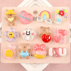 DIY Rainbow Bear Accessories: Ear Jewelry, Phone Cases, Keychains