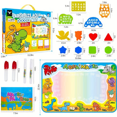 Dinosaur Water Doodle Mat for Kids Ages 3-8